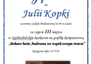 Dyplom Julii